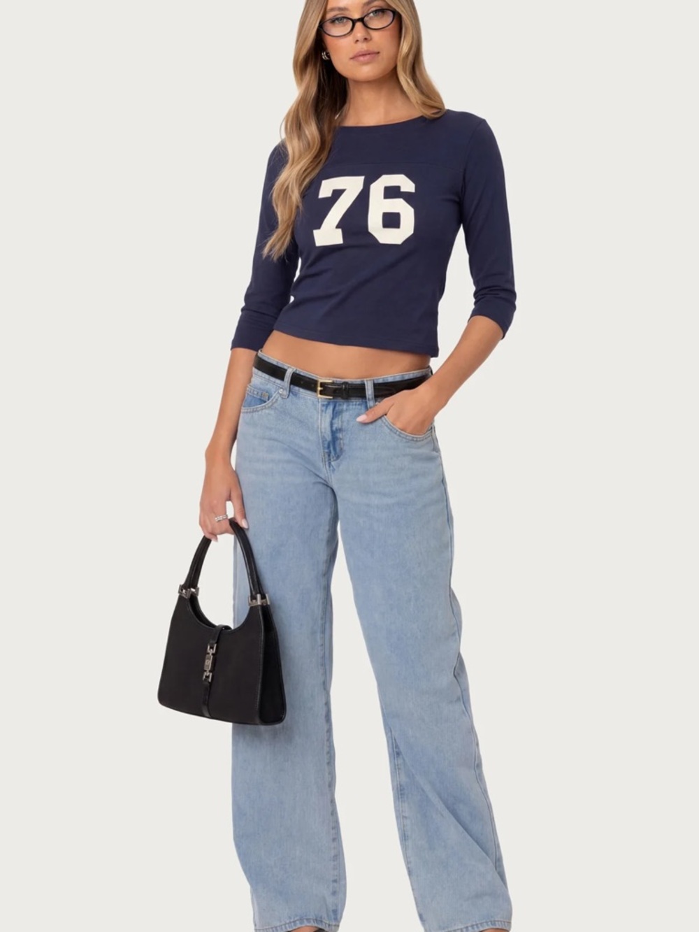 NWT Light Wash Edikted Baggy Jeans